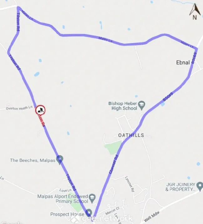 Tilston Road April 2022