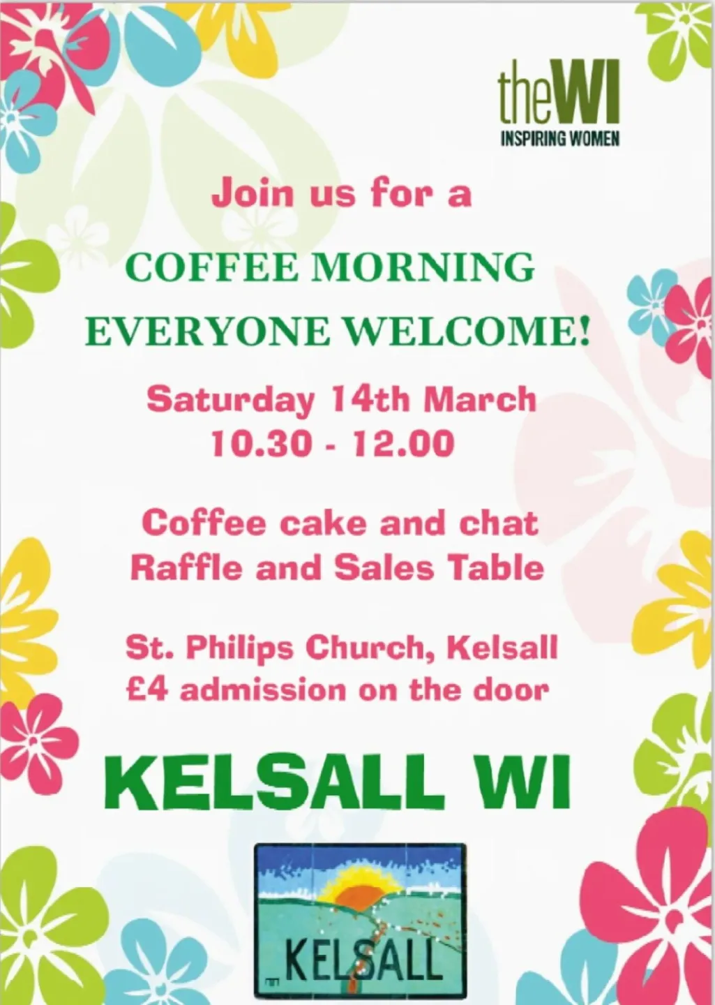 WI Coffee morning