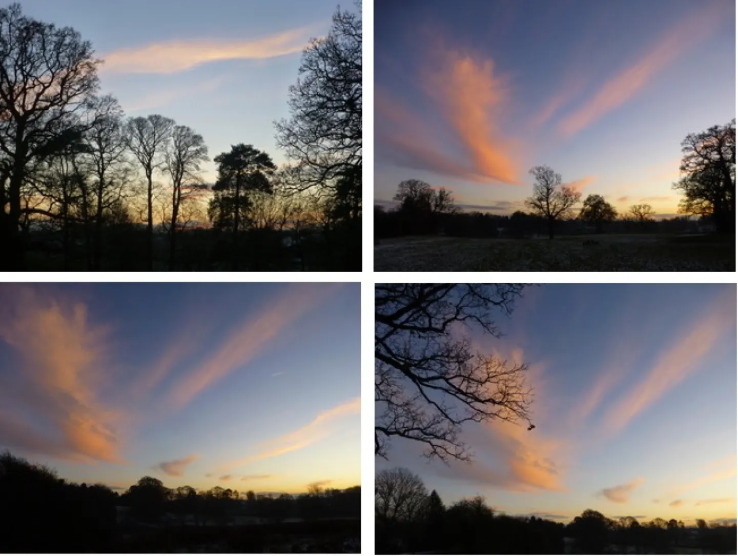 sunset over tiurnpike