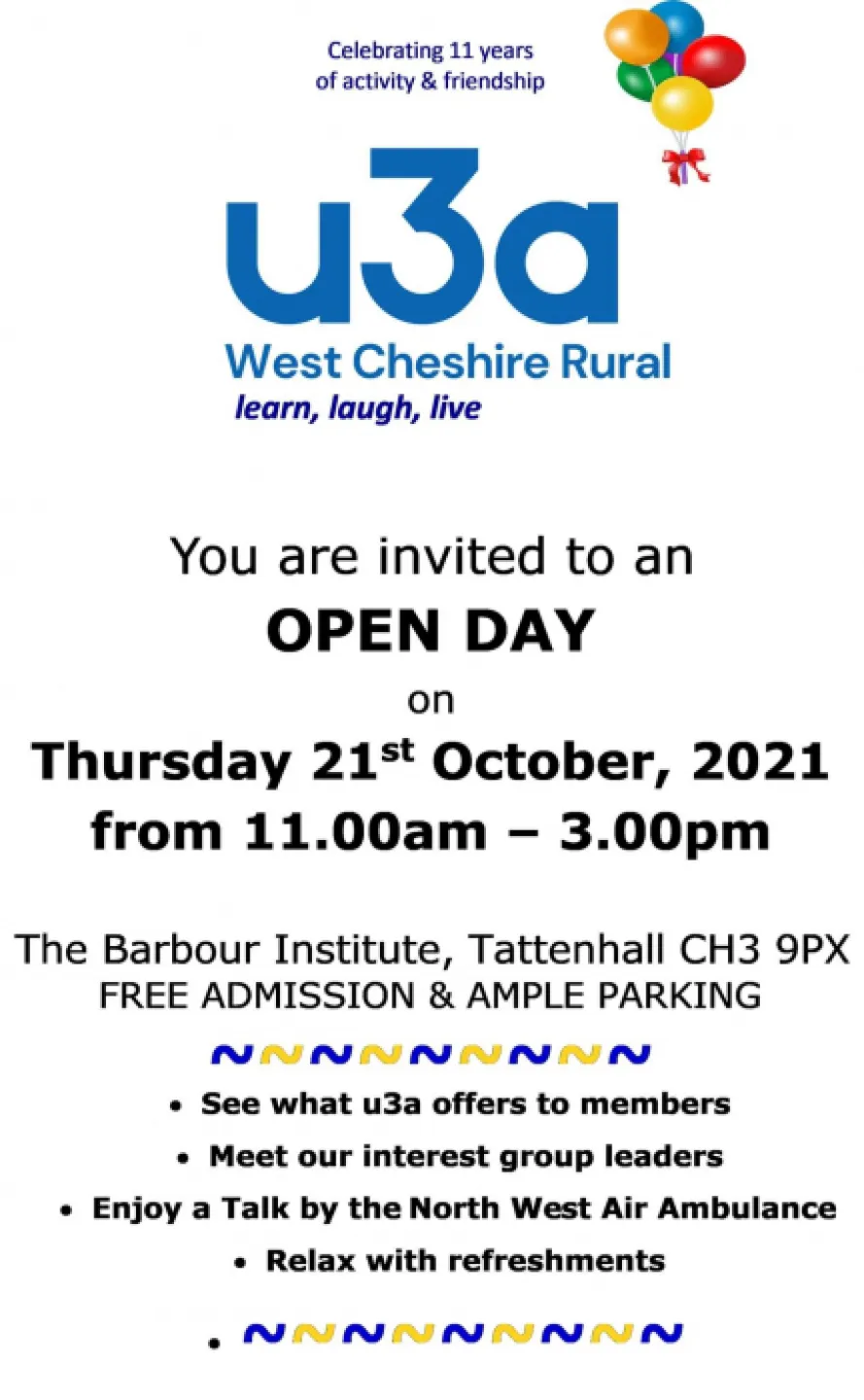 u3a open day