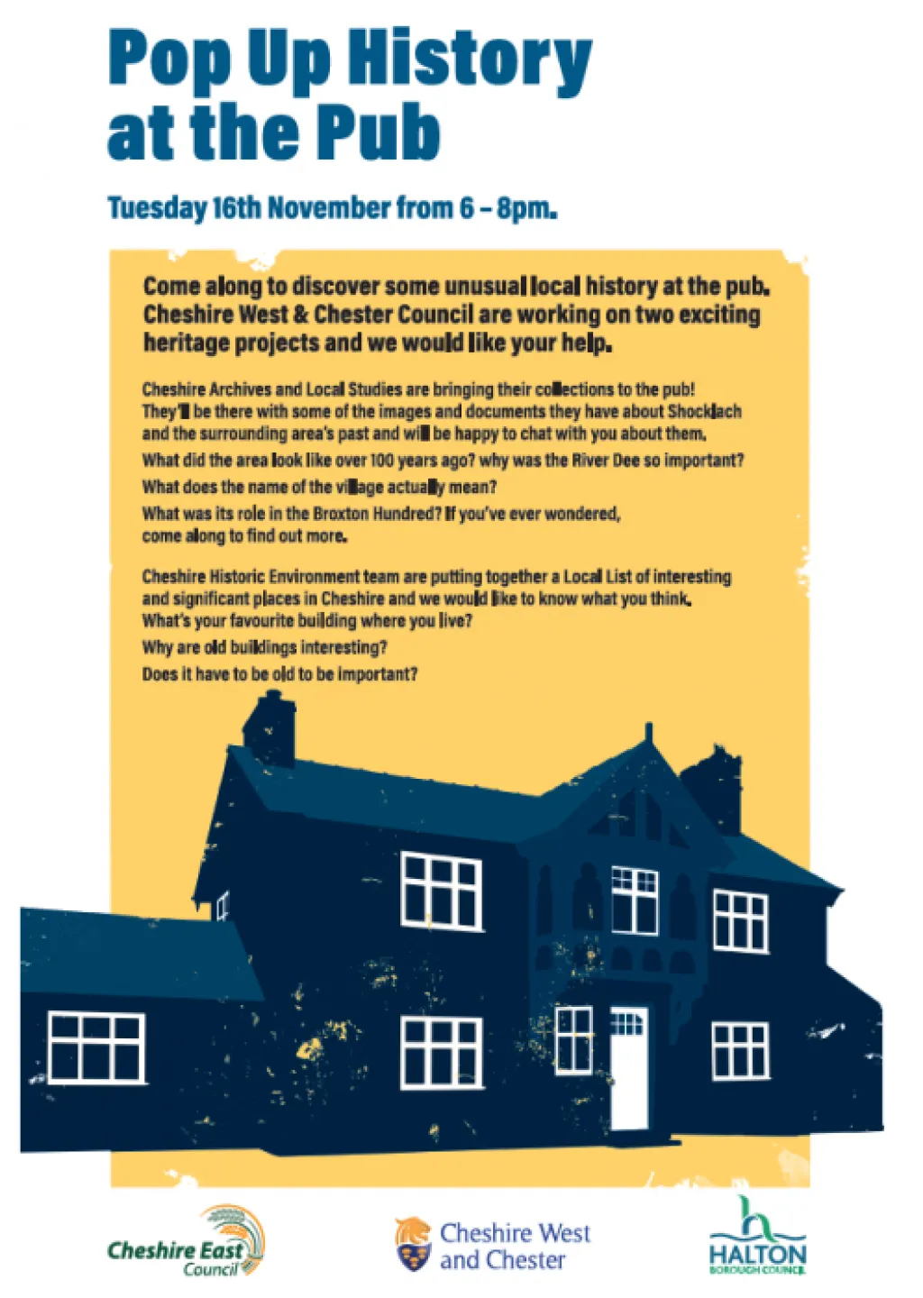 Pop up History at the Pub