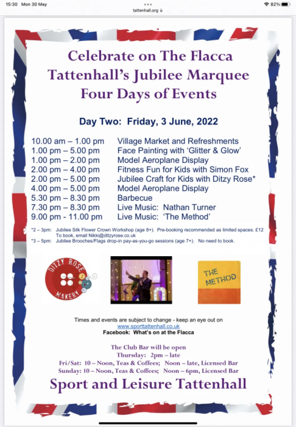 Jubilee Marquee Day 2