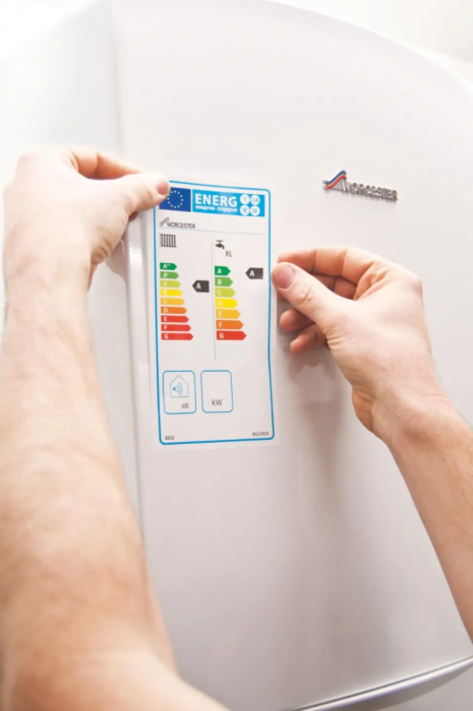 Worcester Greenstar Gas with ERP label