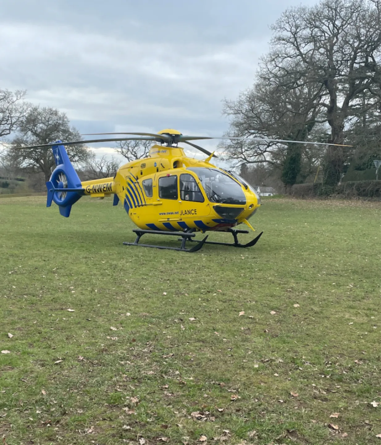 Air Ambulance on Turnpike