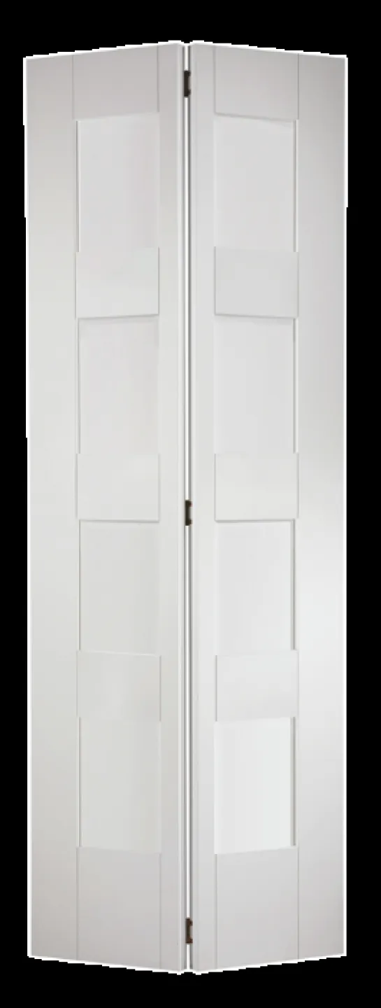 White Shaker Glazed 4L Bi Fold
