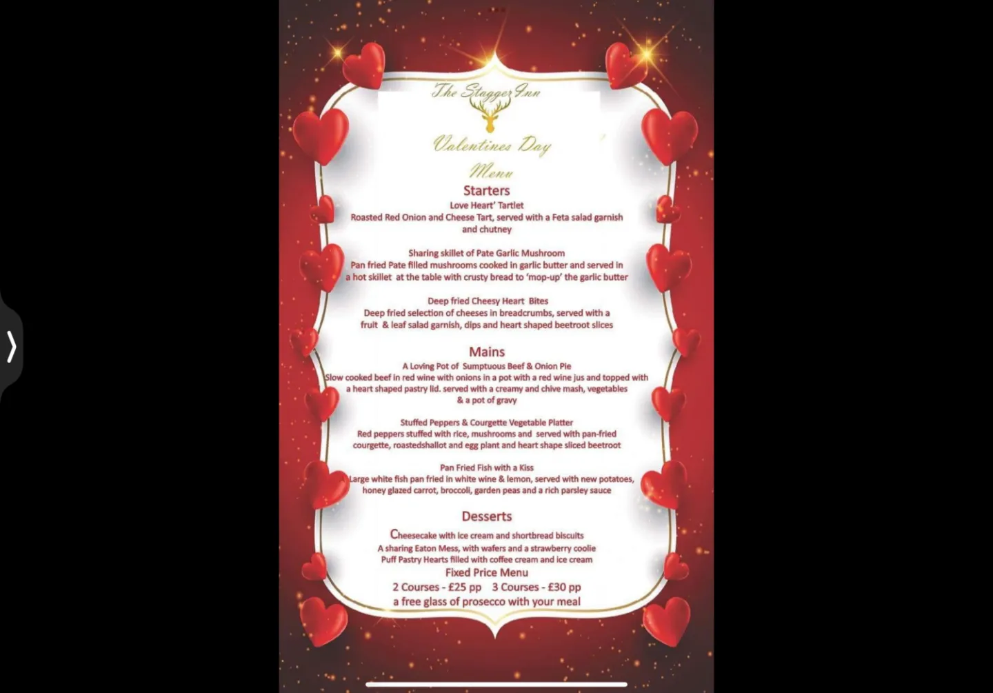 Valentine at Stagger Inn