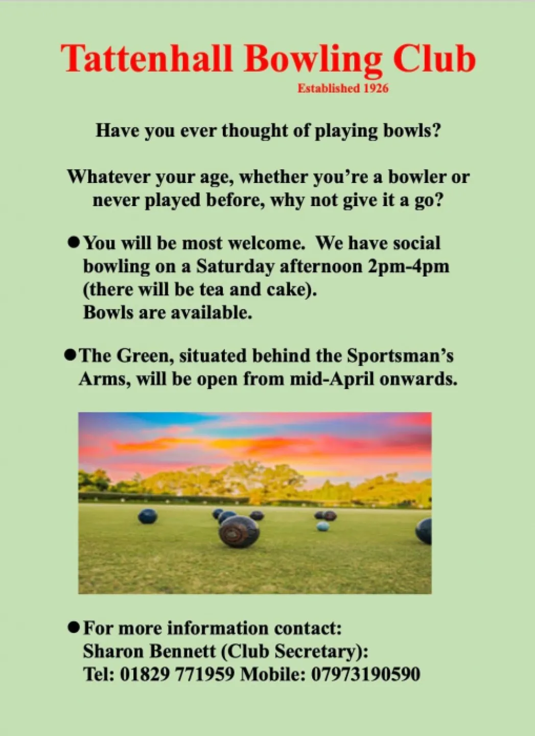 Tattenhall Bowling Club