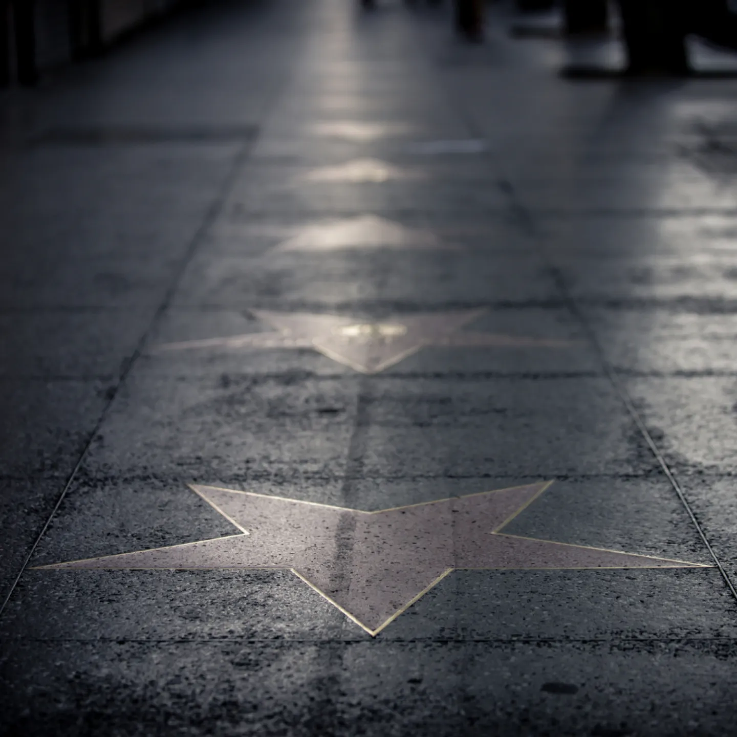 tars embedded into the pavement