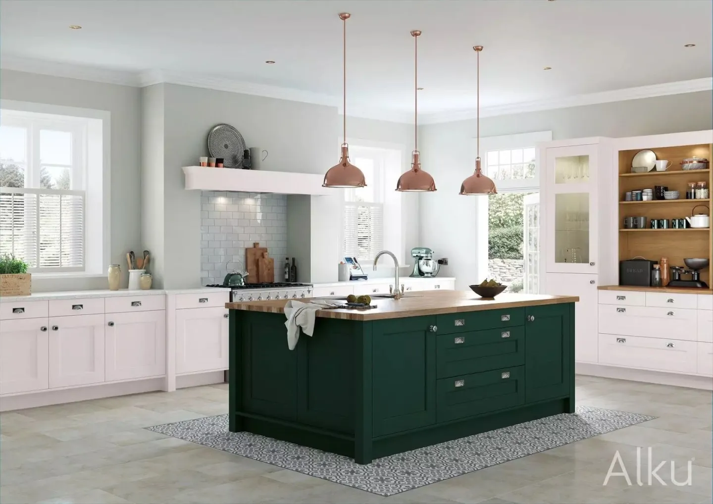 Alku Light Shaker Kitchen With