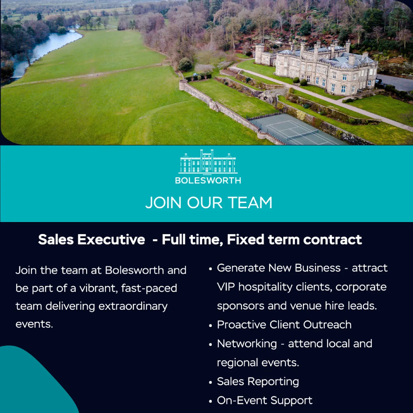 Bolesworth Job Vacancy