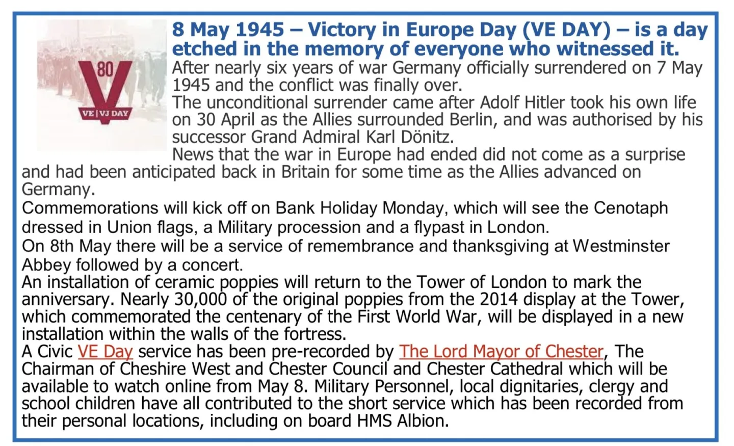 VE Day