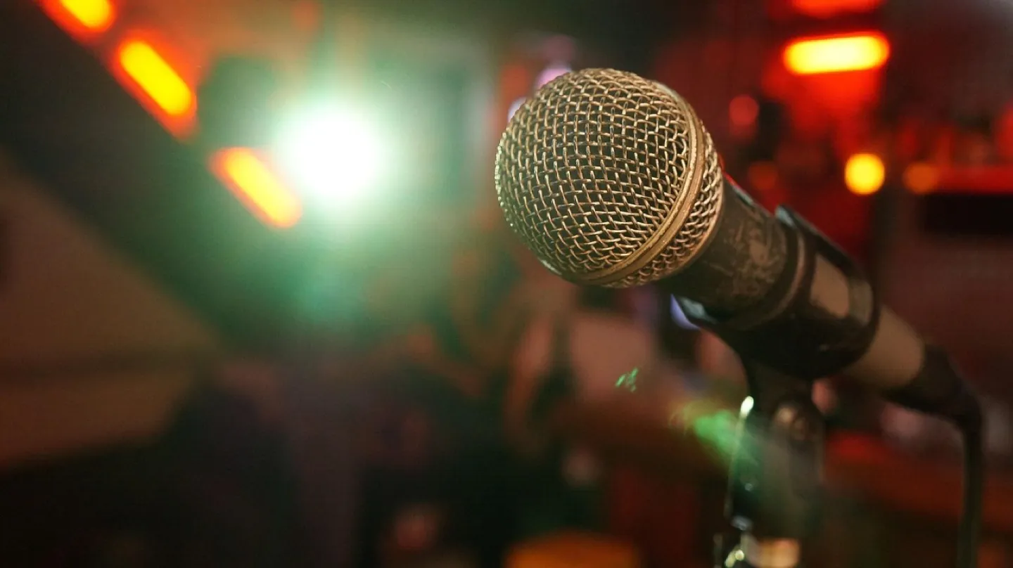 Mic, stage, light, show, music, sound, sing, artist, studio, corner, band, vocal, theatre, audience, guitar, lighting, rock, audio, amplifier, voices, performance, voice, comedy, stand-up comedy, mic, comedy, comedy, comedy, comedy, comedy