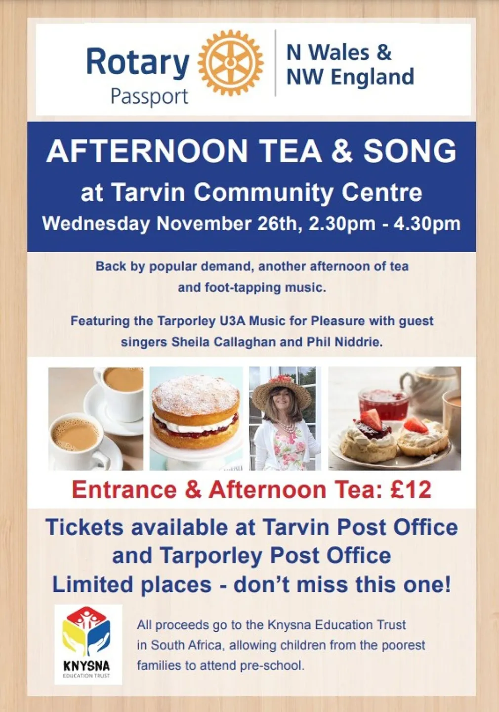 Afternoon Tea and Song