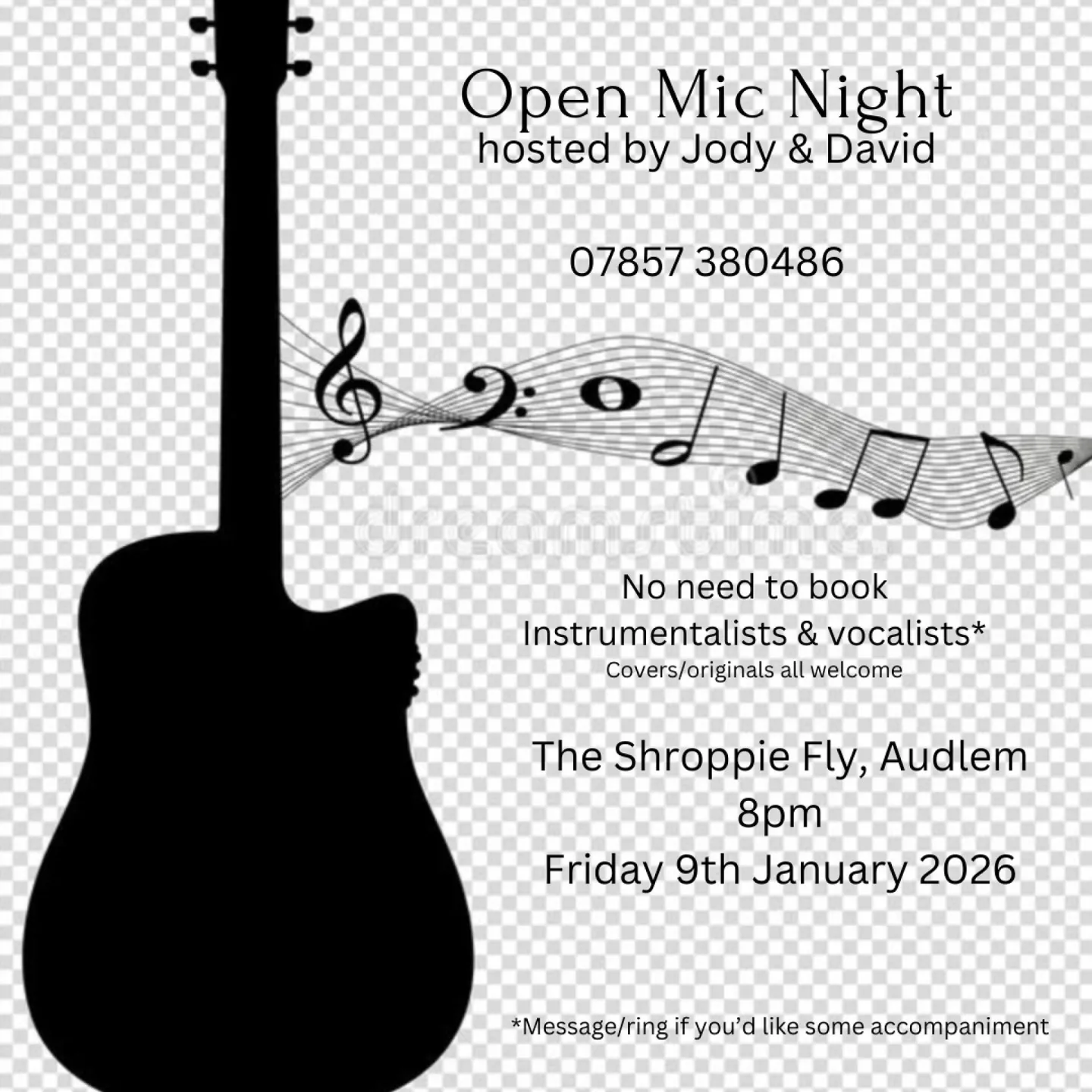 Shroppie Open Mic Jan 2026