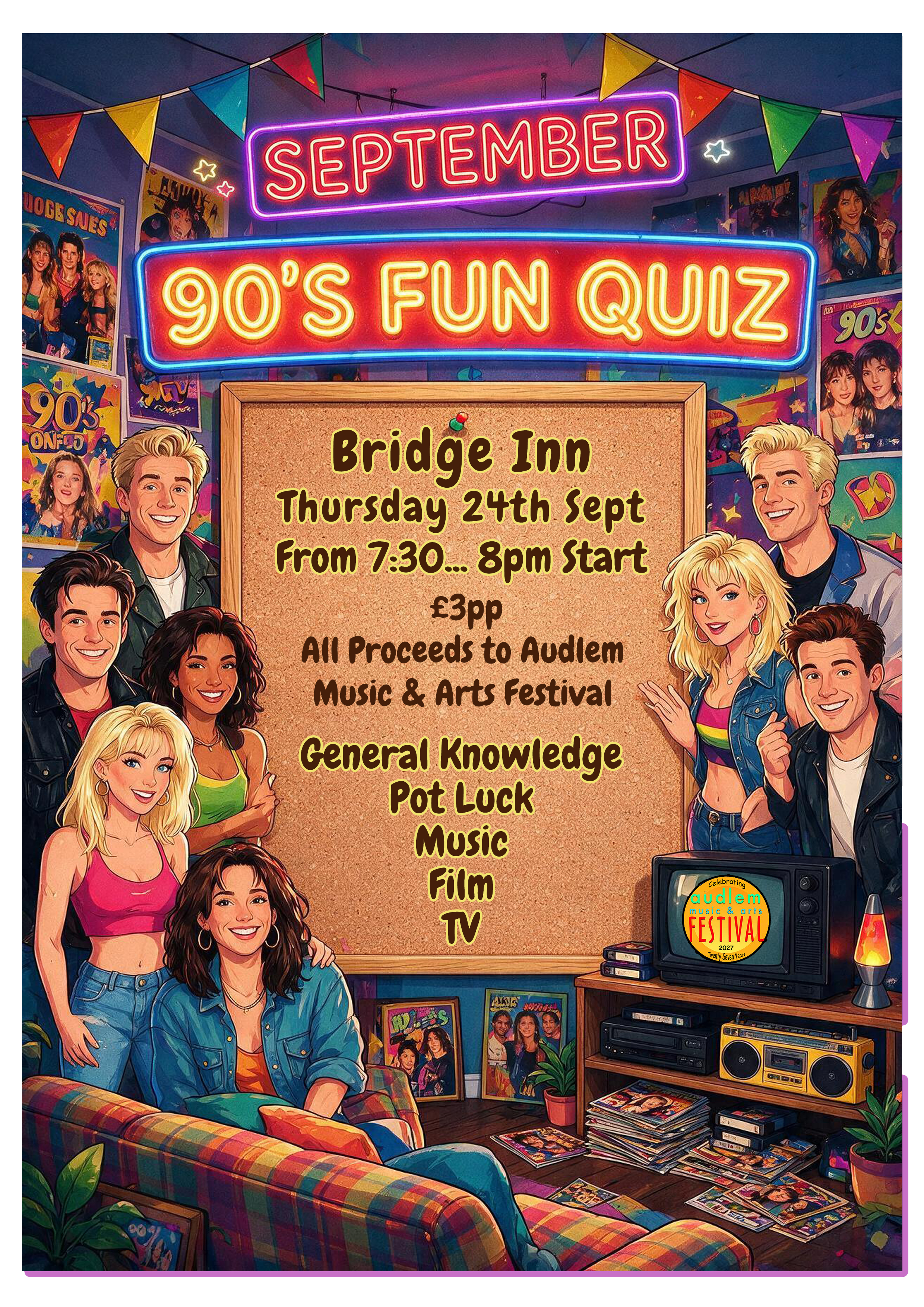 Bridge September Quiz Poster