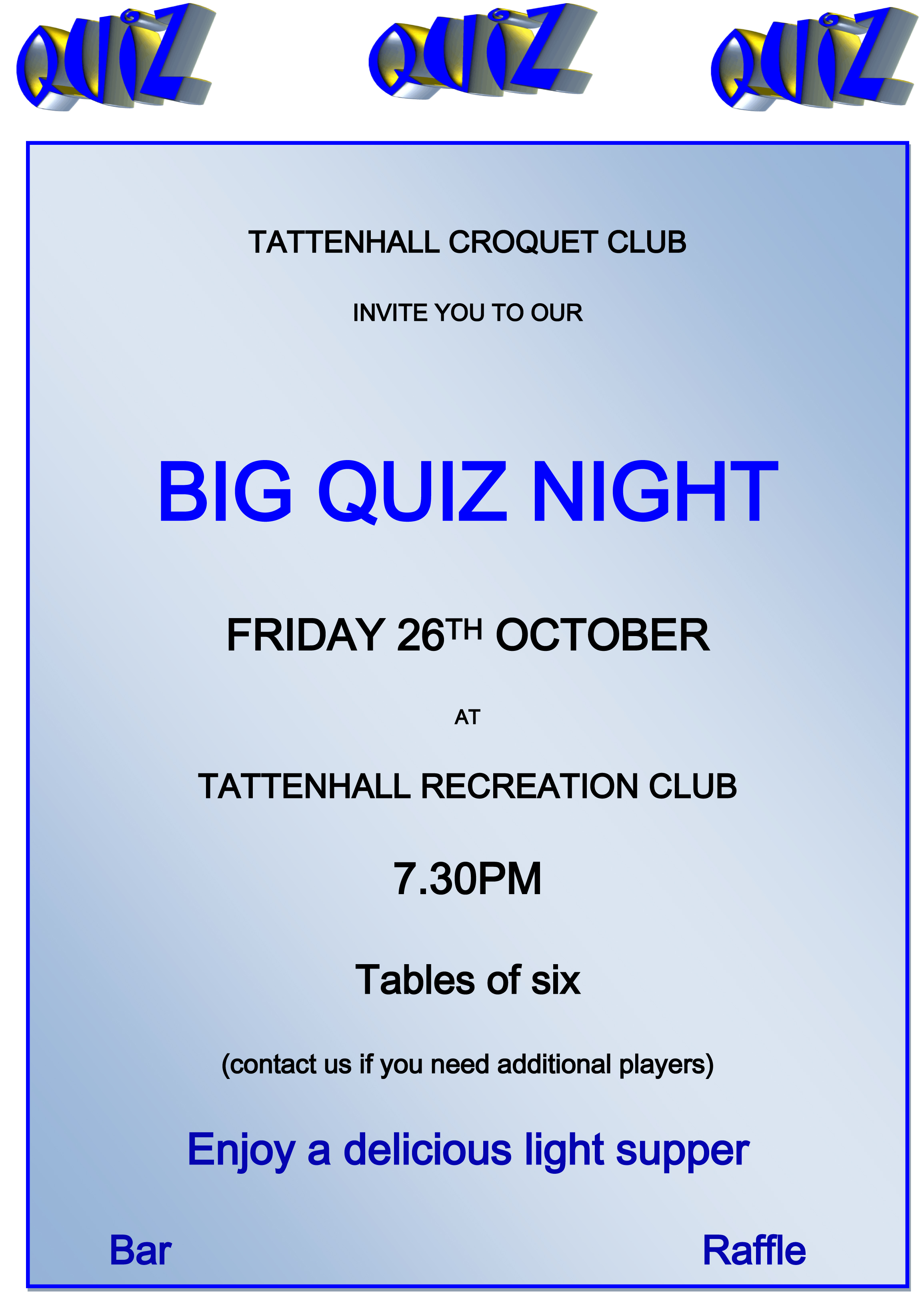Quiz poster 2018