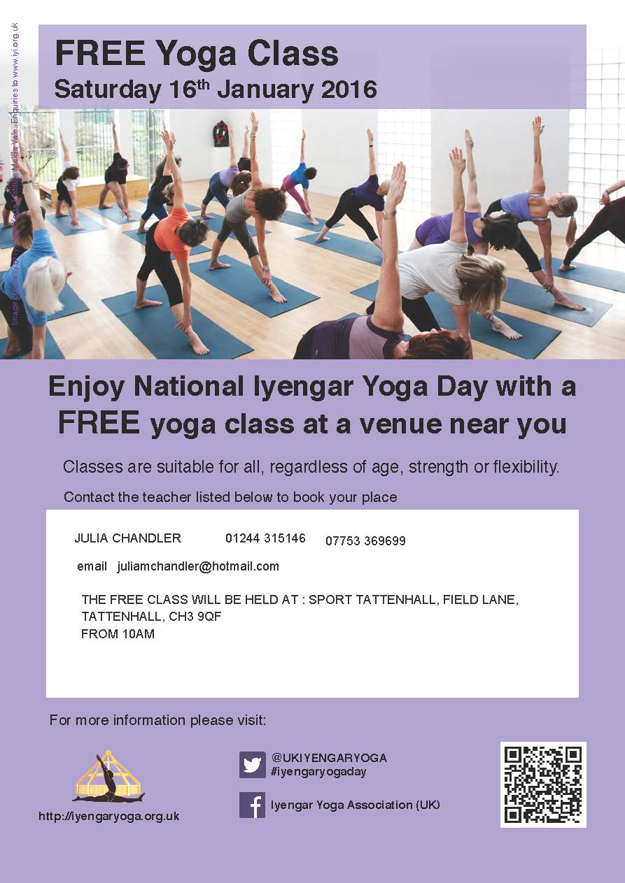 National Iyengar Yoga Day Poster