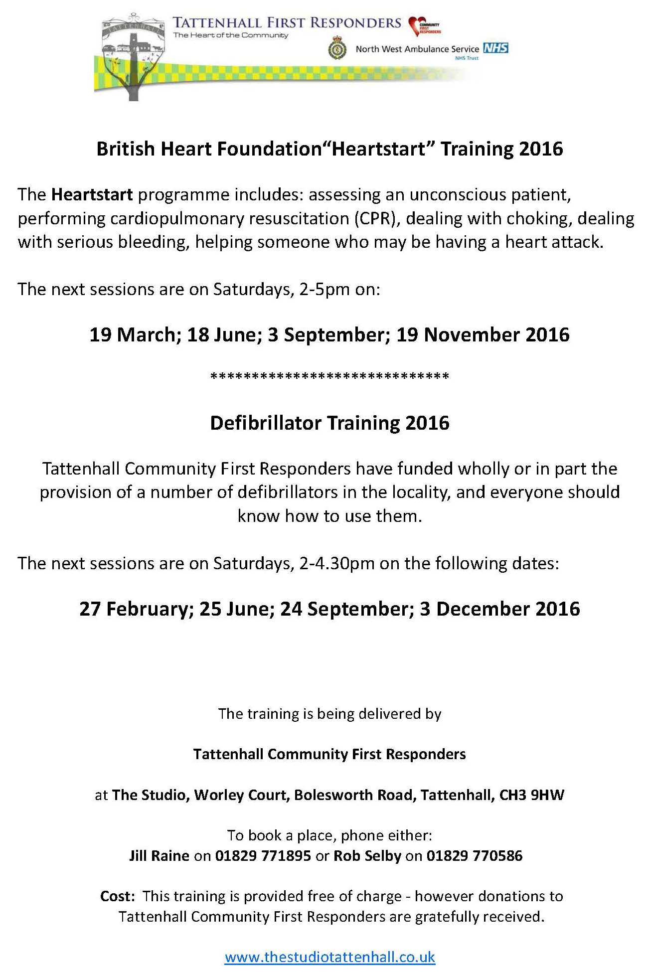 Heartstart And Defib Training 2016 Poster 6 Jan 2016 3
