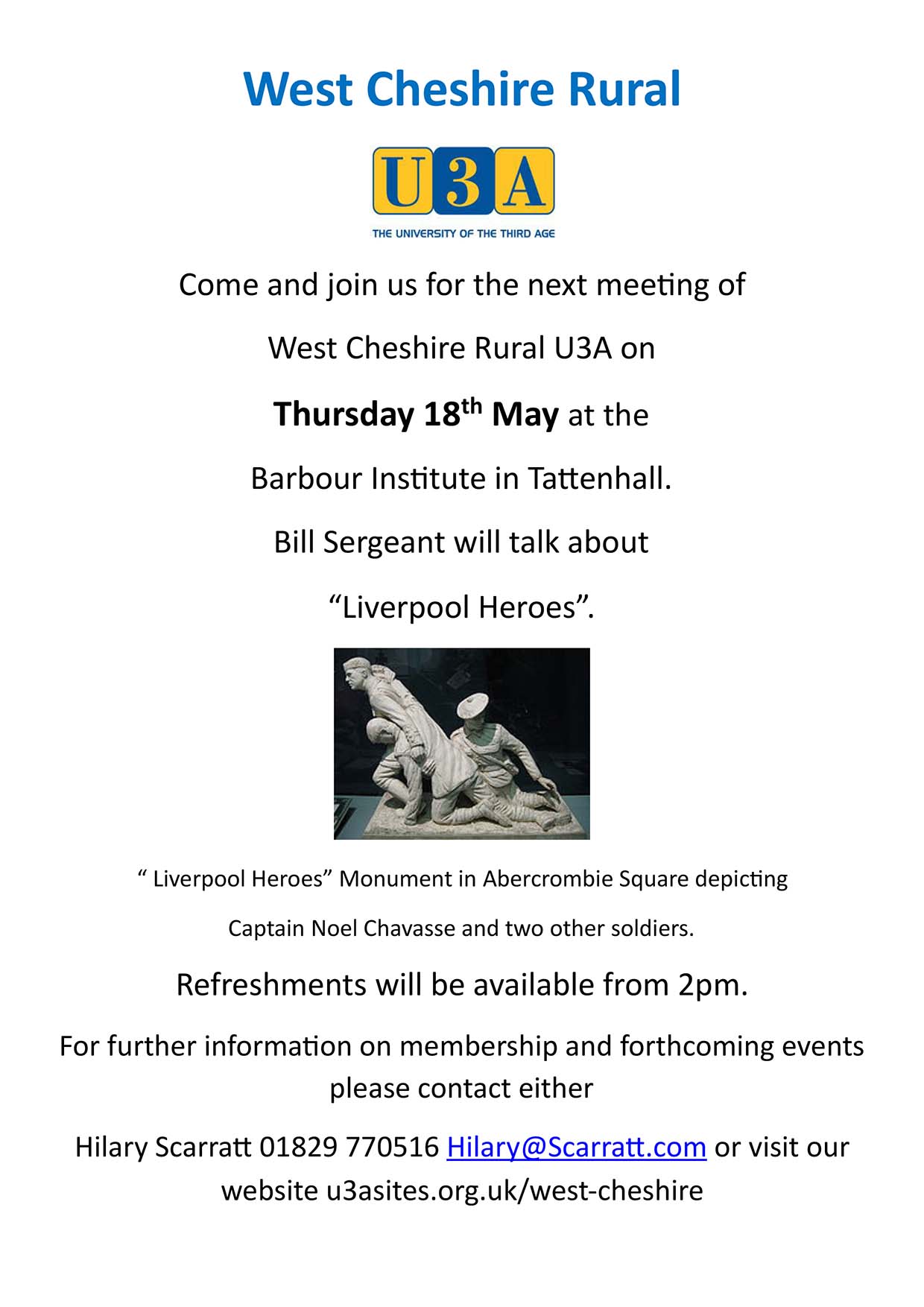 U3A Bill Sergeant May-1
