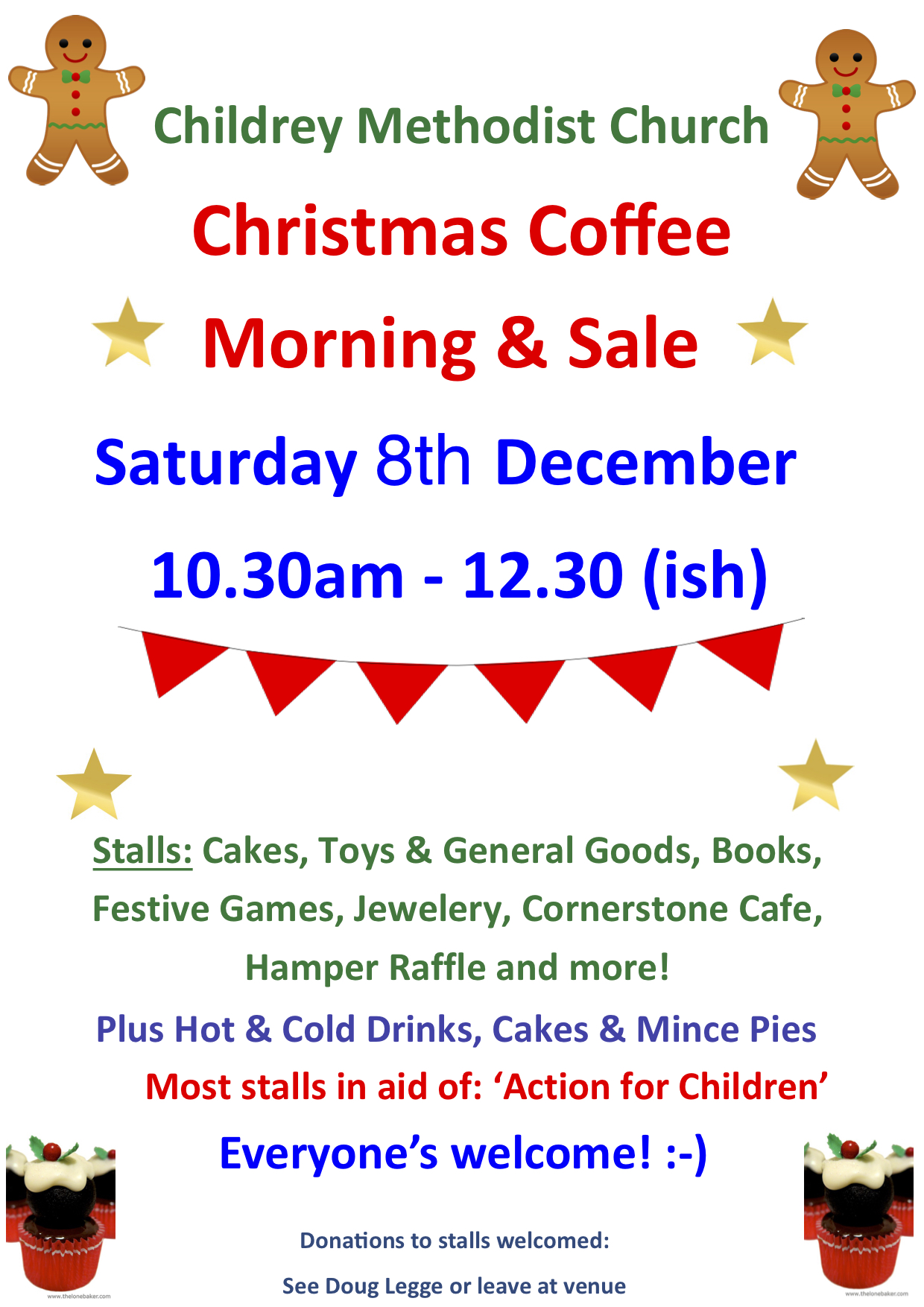 Childrey Methodist Church Christmas Coffee Morning Dec 2018
