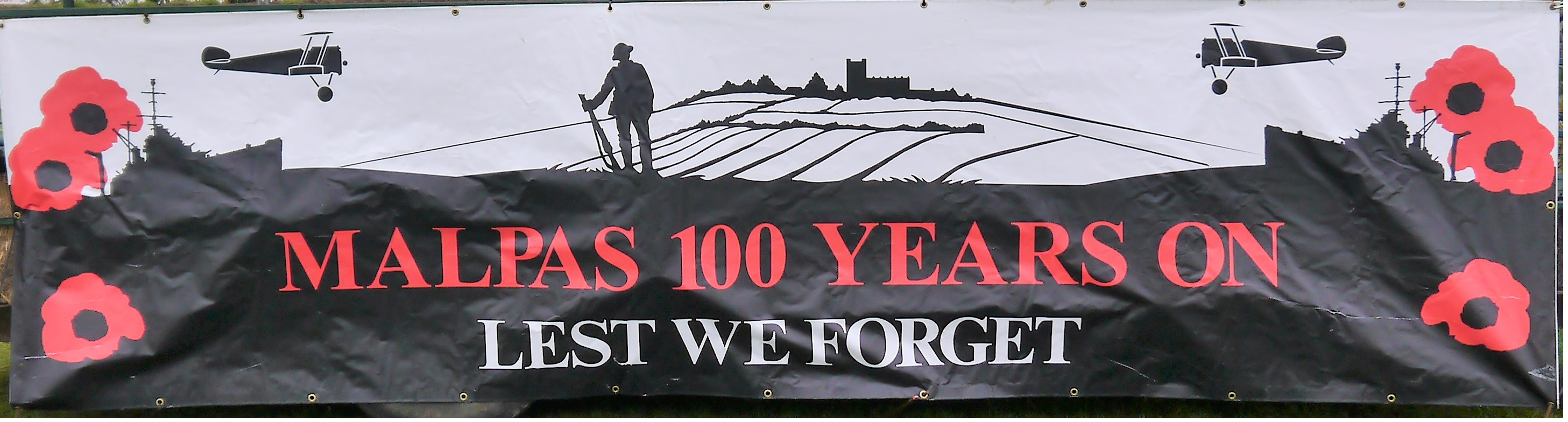 Malpas Lest We Forget Banner