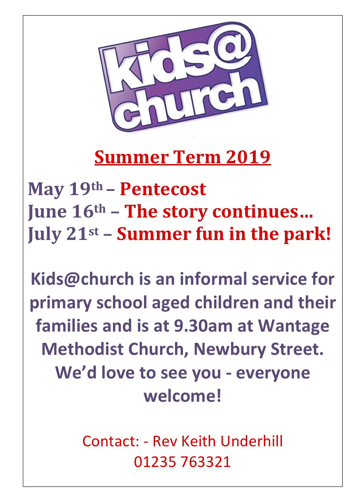 summer term prog card 2019