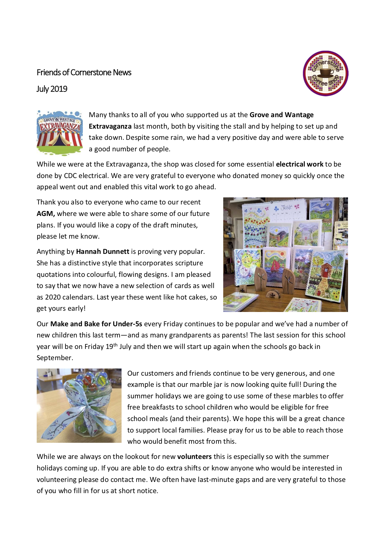 Friends Newsletter July 2019