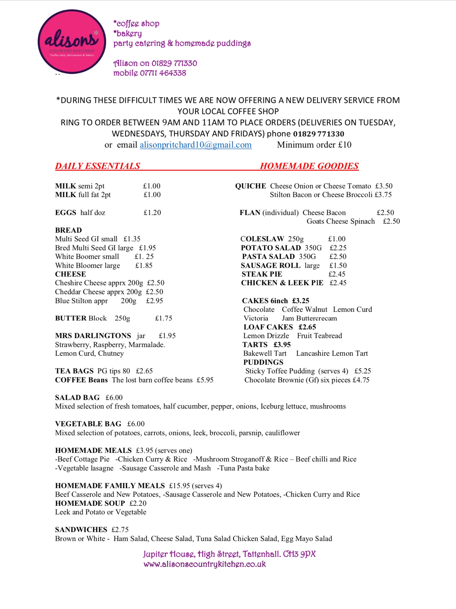 Alison's Country Kitchen