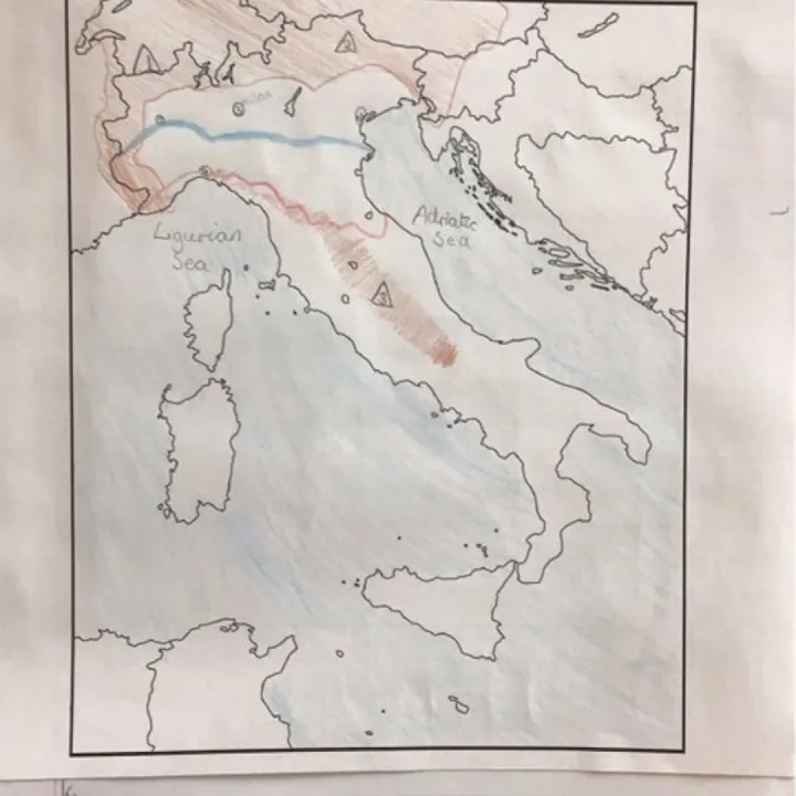 Y6 Geography Map