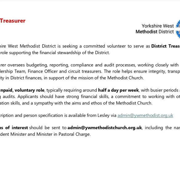 District Treasurer