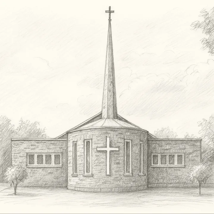 Balsall Common Sketch Image of Church