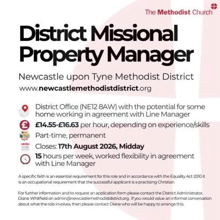 District Missional Property Manager Advert