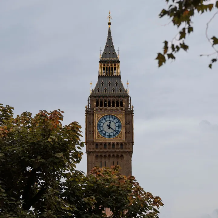 Captivating photo of Big Ben in London framed by