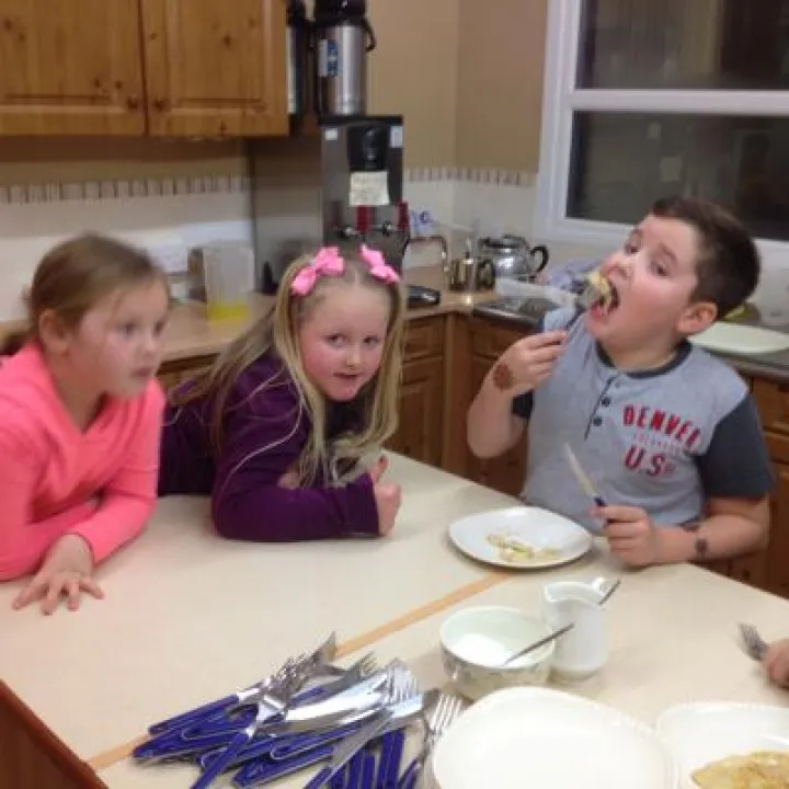 Pancakes watching