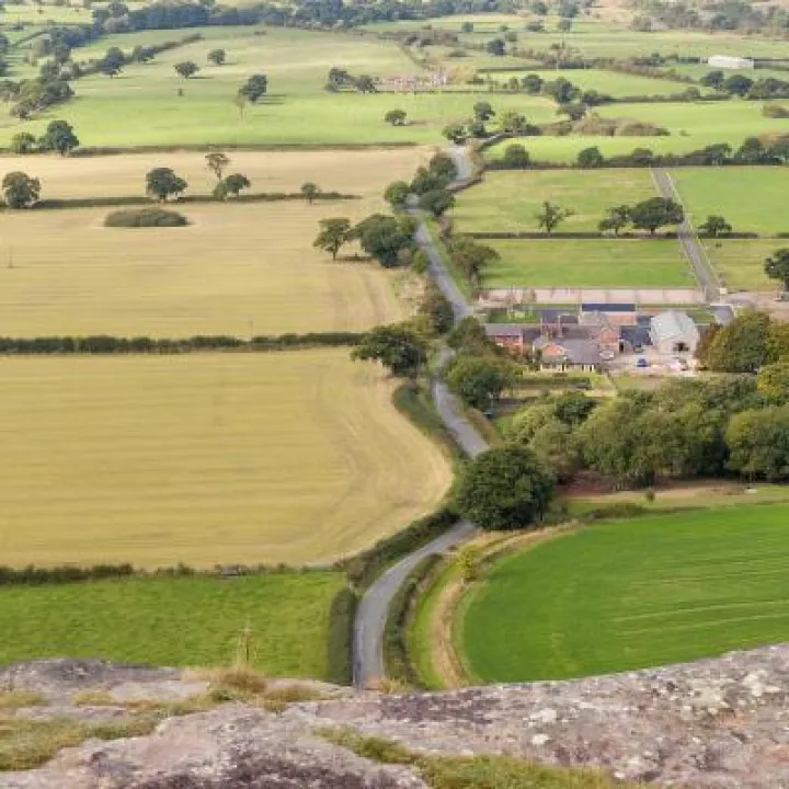 View from Beeston Castle in October 16