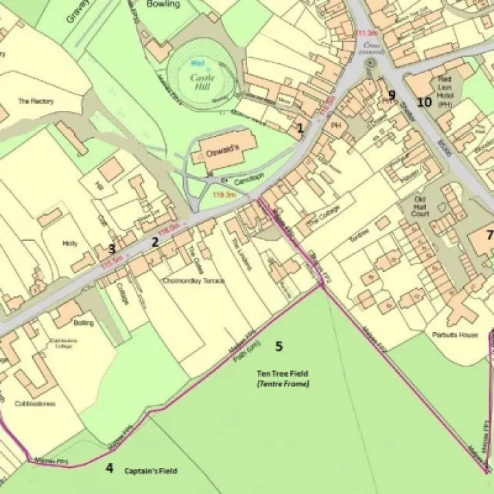 Map of Walk One
