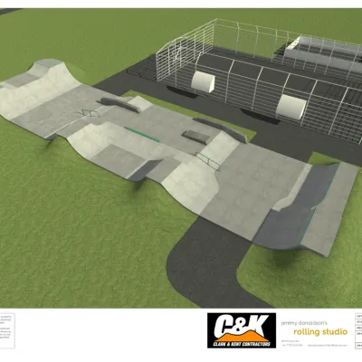 Woodside Skatepark design plan