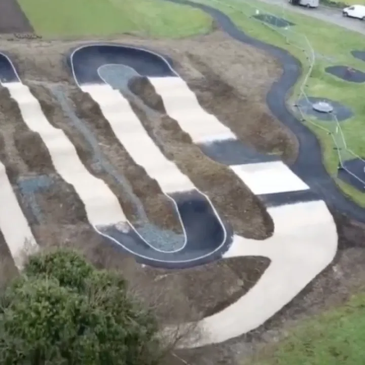 Newton Stewart BMX track overview