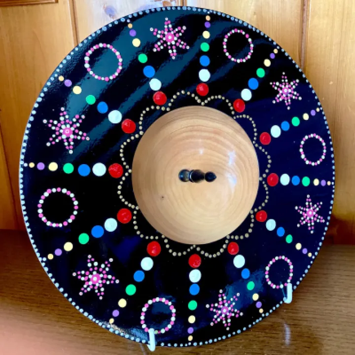 Frank coloured platter no 14