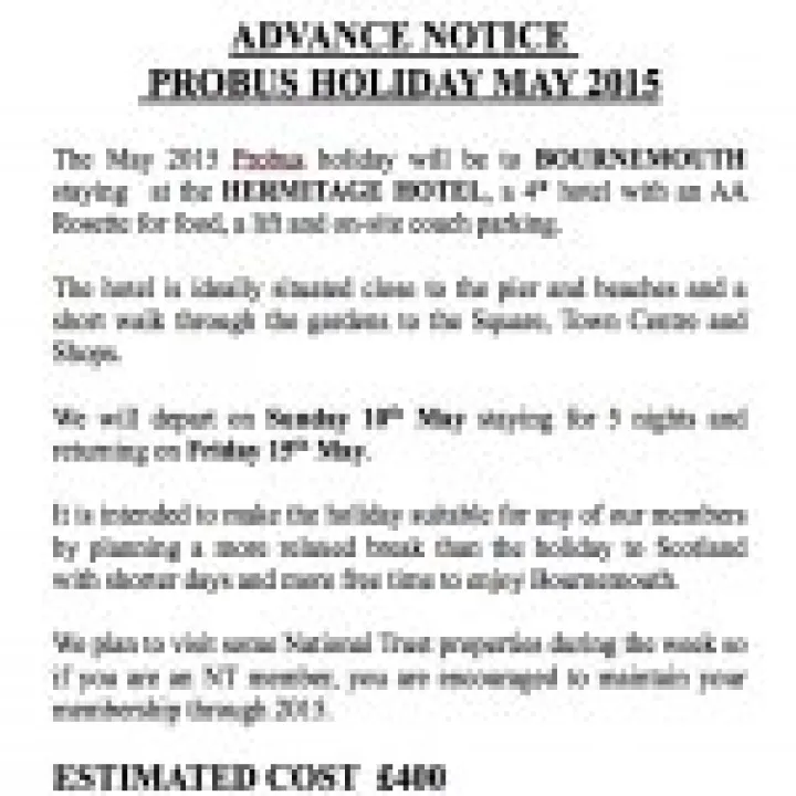 Bournemouth Holiday