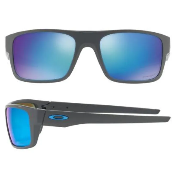 Oakley Drop Point In Matte Grey With Prizm Sapphire Polarised Lenses OO9367-06