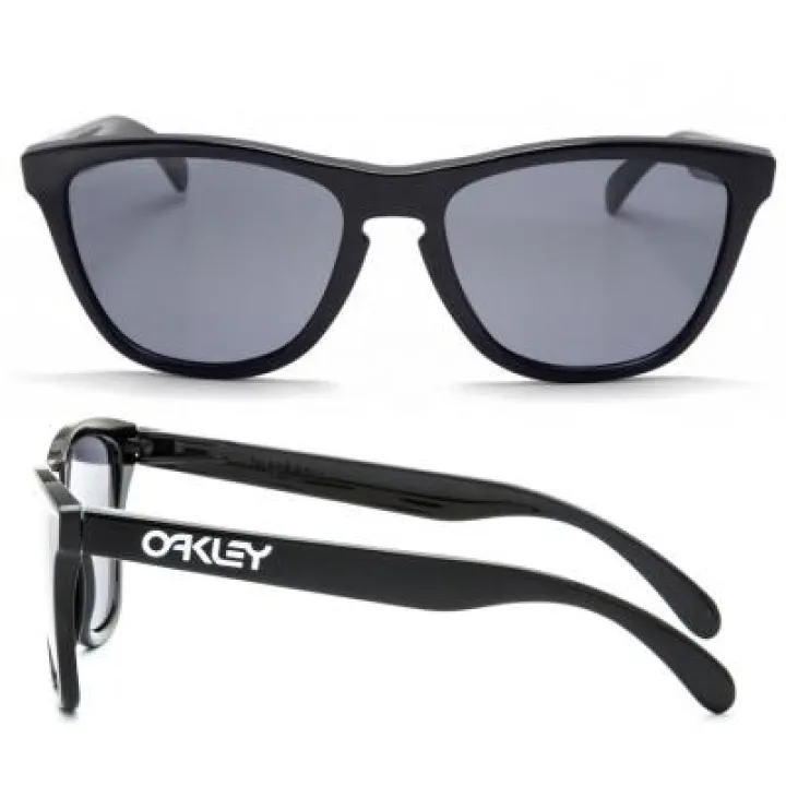 Oakley Frogskins In Polished Black With Grey Lenses OO9013-24-306