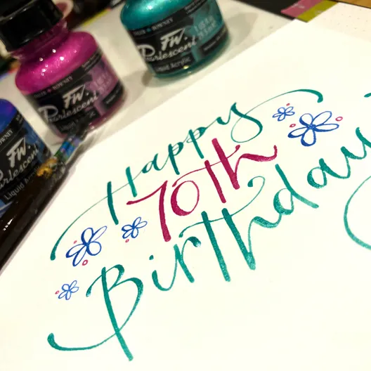 Happy 70th Birthday   Greeting Card