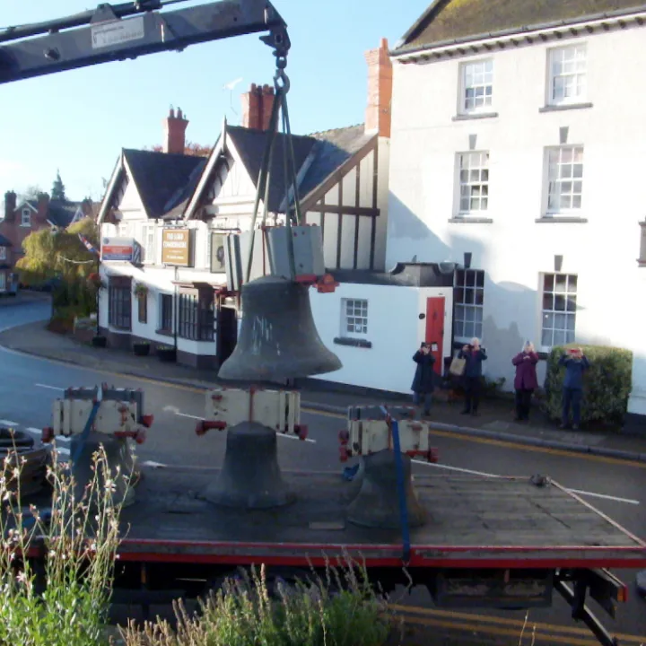 Church bells moving