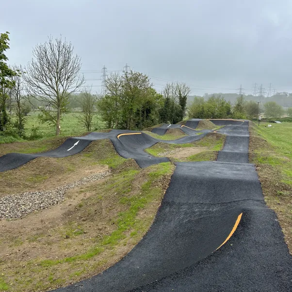 Bramford pump track overview