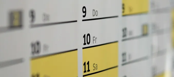 Calendar, dates, schedule