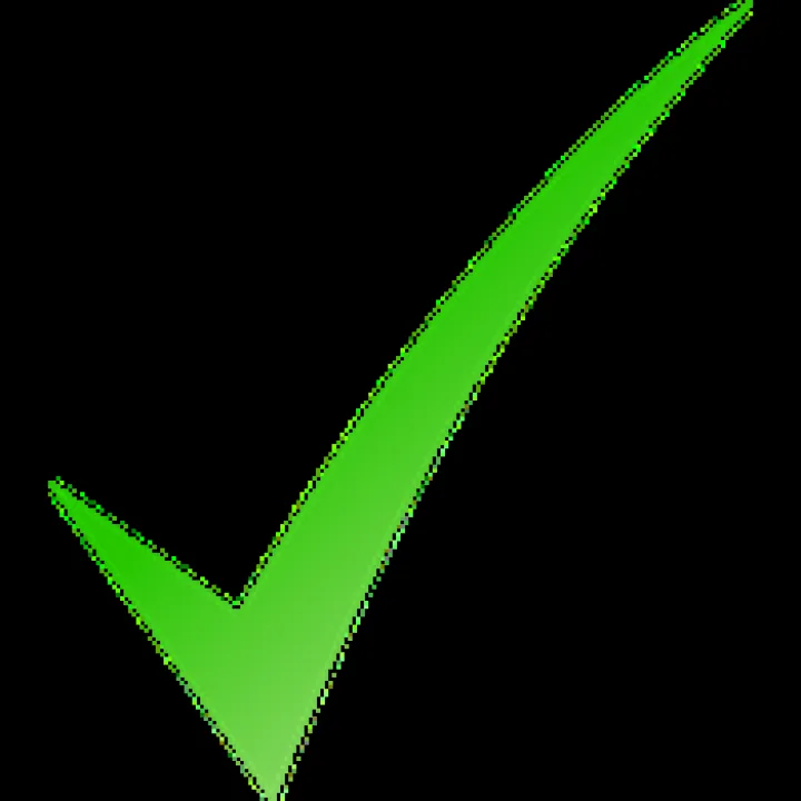 Big green tick