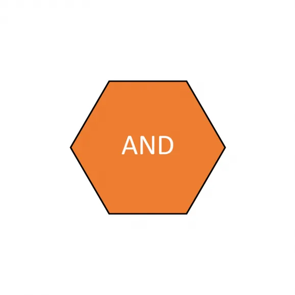 And &ndash; hexagon