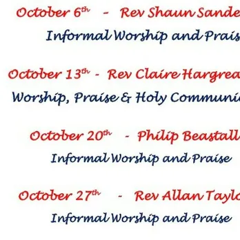 Sunday Services Oct 2024