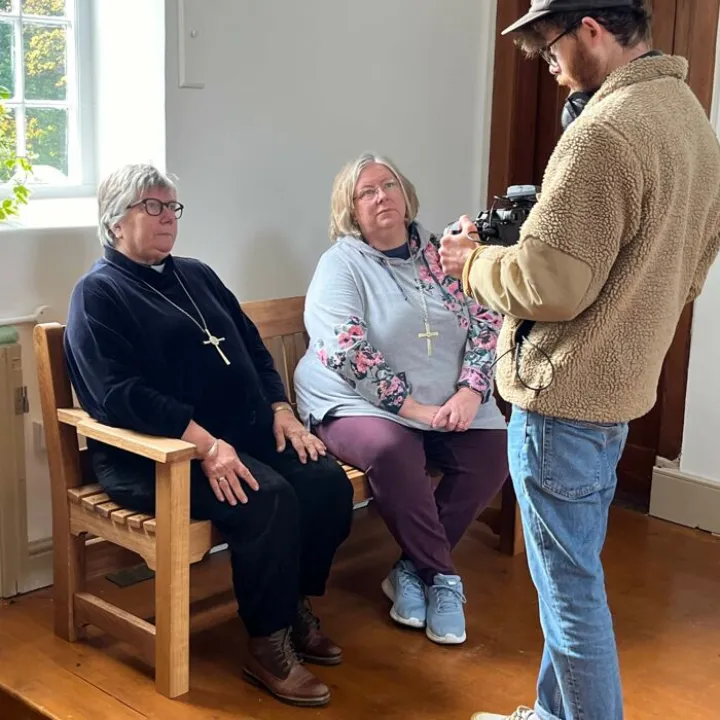 Filming At Edale Methodist Cha
